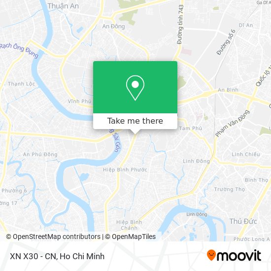 XN X30 - CN map