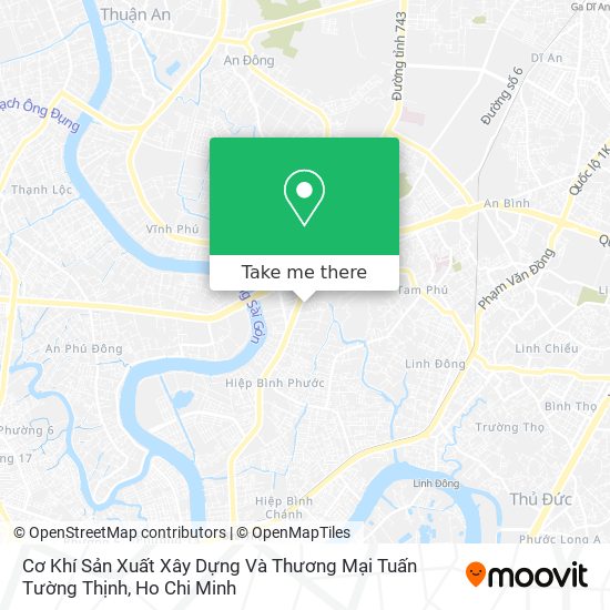 Cơ Khí Sản Xuất Xây Dựng Và Thương Mại Tuấn Tường Thịnh map