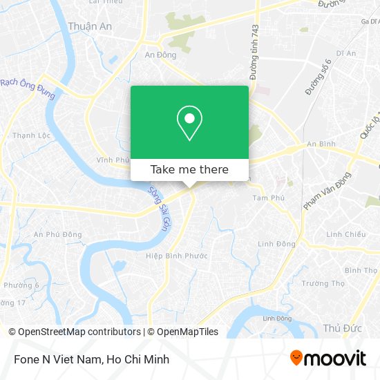 Fone N Viet Nam map