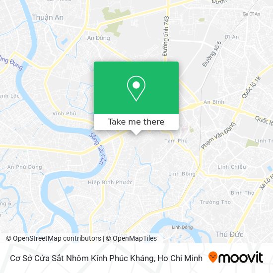 Cơ Sở Cửa Sắt Nhôm Kính Phúc Kháng map