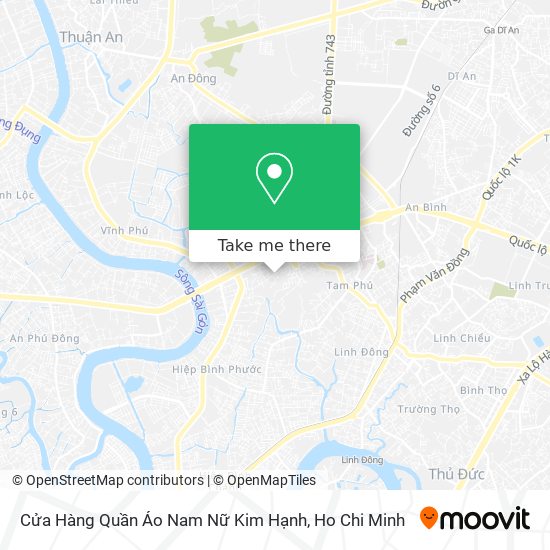 Cửa Hàng Quần Áo Nam Nữ Kim Hạnh map