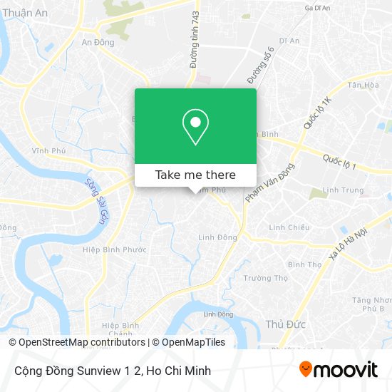 Cộng Đồng Sunview 1 2 map