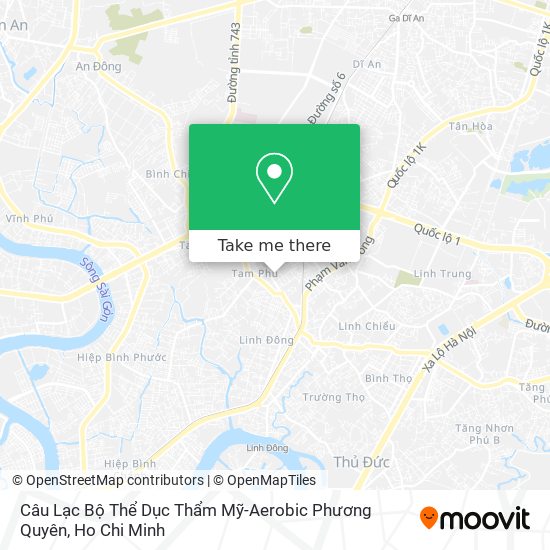 Câu Lạc Bộ Thể Dục Thẩm Mỹ-Aerobic Phương Quyên map