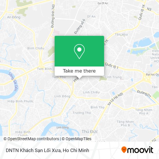 DNTN Khách Sạn Lối Xưa map