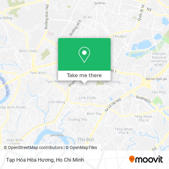 Tạp Hóa Hòa Hương map