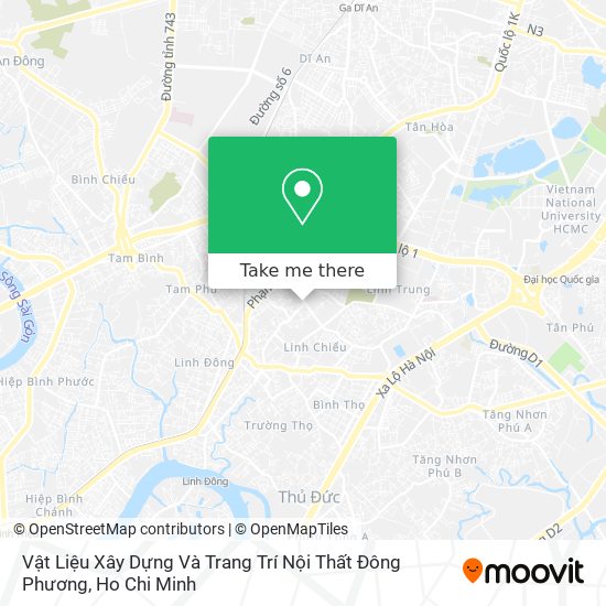 Vật Liệu Xây Dựng Và Trang Trí Nội Thất Đông Phương map