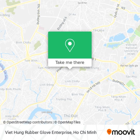 Viet Hung Rubber Glove Enterprise map
