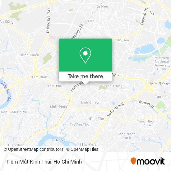Tiệm Mắt Kính Thái map