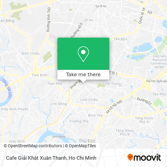 Cafe Giải Khát Xuân Thanh map