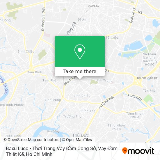 Baxu Luco - Thời Trang Váy Đầm Công Sở, Váy Đầm Thiết Kế map