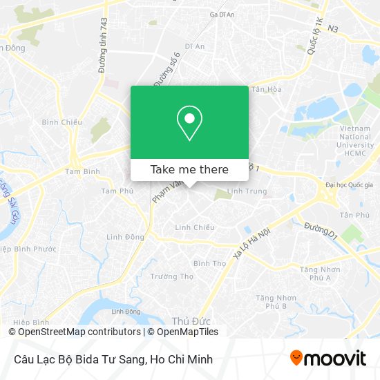 Câu Lạc Bộ Bida Tư Sang map