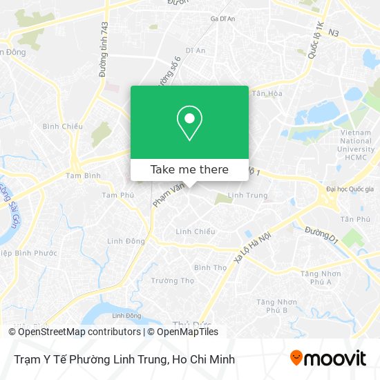 Trạm Y Tế Phường Linh Trung map