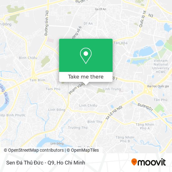 Sen Đá Thủ Đức - Q9 map