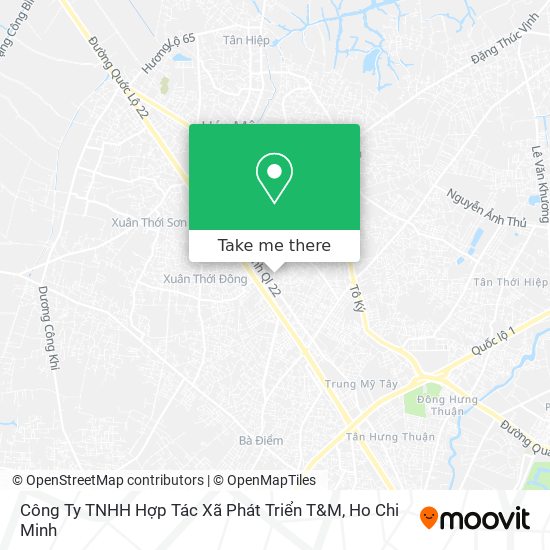 Công Ty TNHH Hợp Tác Xã Phát Triển T&M map