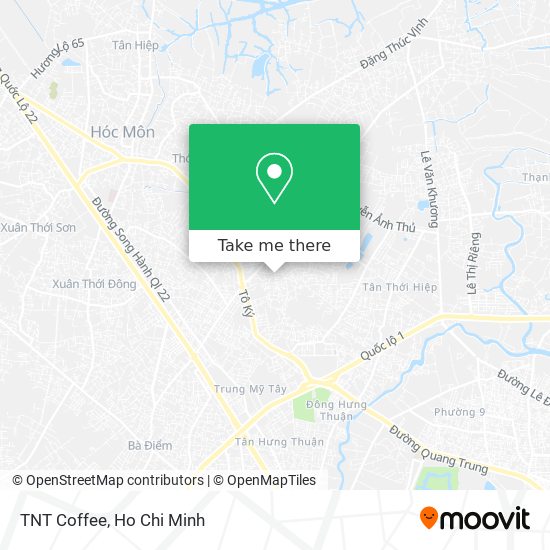 TNT Coffee map