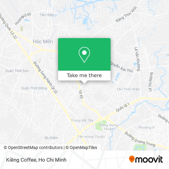 Kiềng Coffee map