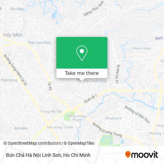 Bún Chả Hà Nội Linh Sơn map