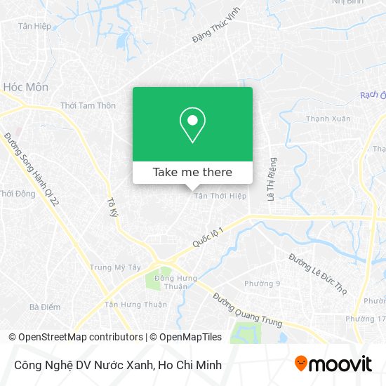Công Nghệ DV Nước Xanh map