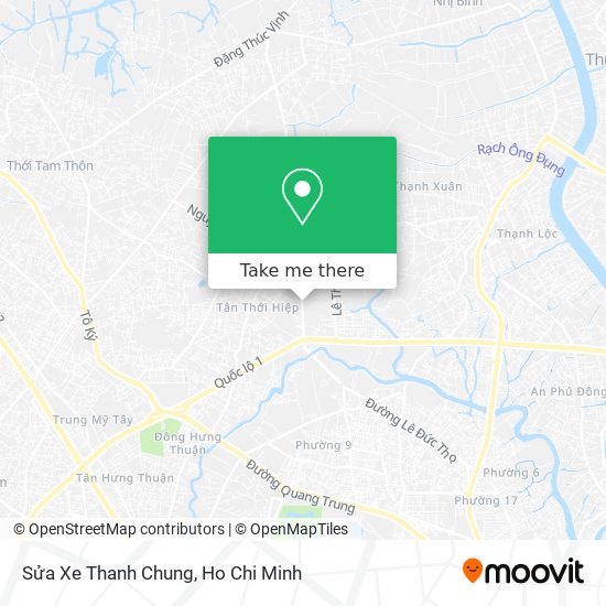 Sửa Xe Thanh Chung map