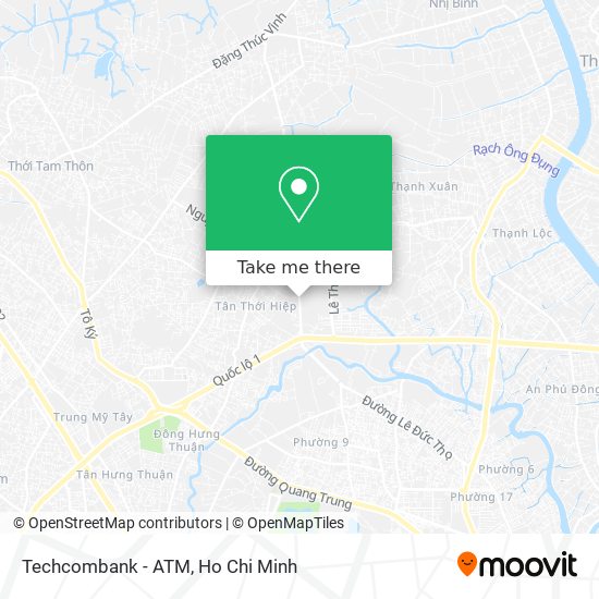 Techcombank - ATM map