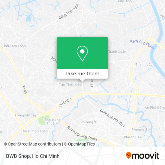 BWB Shop map