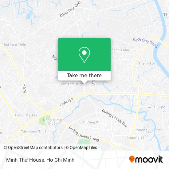Minh Thư House map