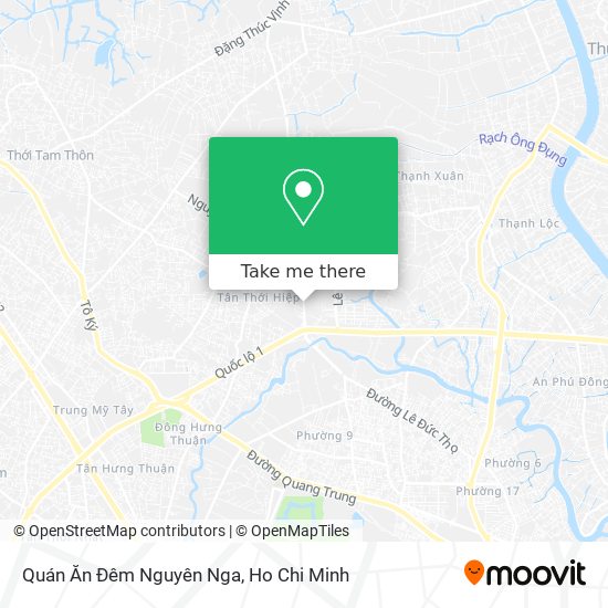 Quán Ăn Đêm Nguyên Nga map