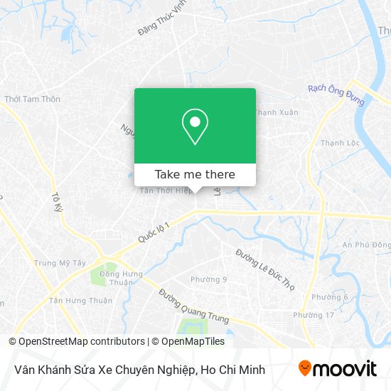 Vân Khánh Sửa Xe Chuyên Nghiệp map