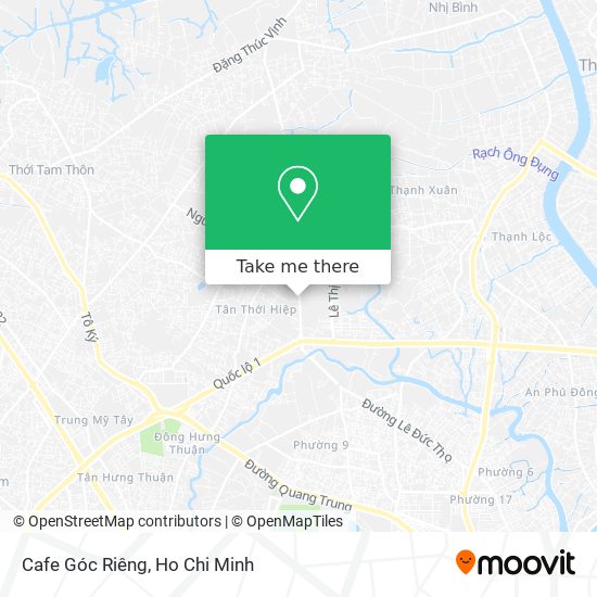 Cafe Góc Riêng map