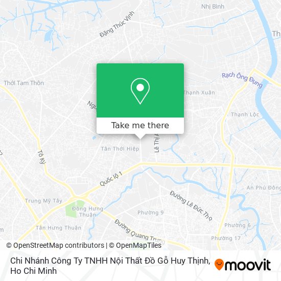 Chi Nhánh Công Ty TNHH Nội Thất Đồ Gỗ Huy Thịnh map