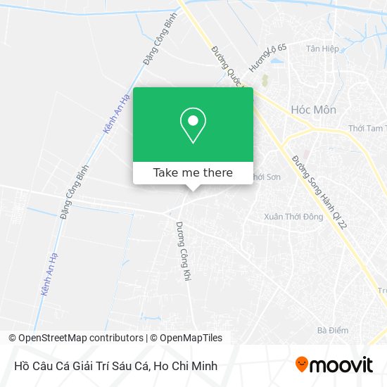 Hồ Câu Cá Giải Trí Sáu Cá map