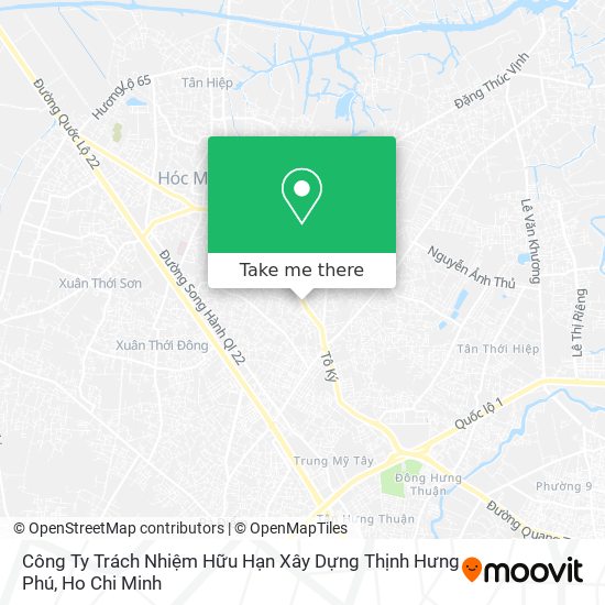 Công Ty Trách Nhiệm Hữu Hạn Xây Dựng Thịnh Hưng Phú map