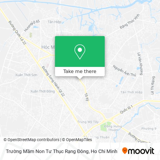 Trường Mầm Non Tư Thục Rạng Đông map