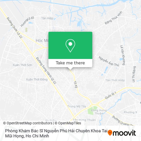 Phòng Khám Bác Sĩ Nguyễn Phú Hải Chuyên Khoa Tai Mũi Họng map