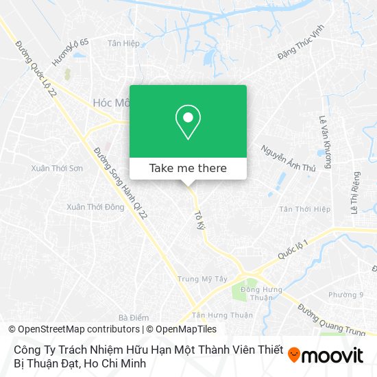 Công Ty Trách Nhiệm Hữu Hạn Một Thành Viên Thiết Bị Thuận Đạt map