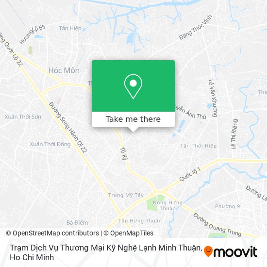 Trạm Dịch Vụ Thương Mại Kỹ Nghệ Lạnh Minh Thuận map