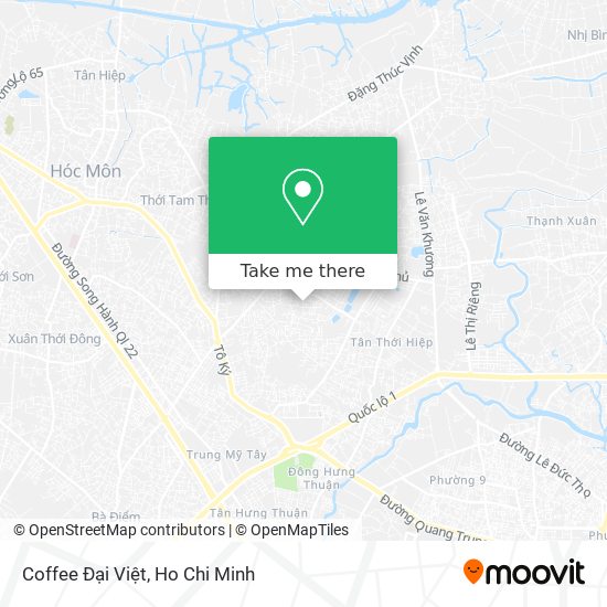 Coffee Đại Việt map