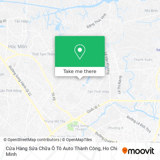 Cửa Hàng Sửa Chữa Ô Tô Auto Thành Công map