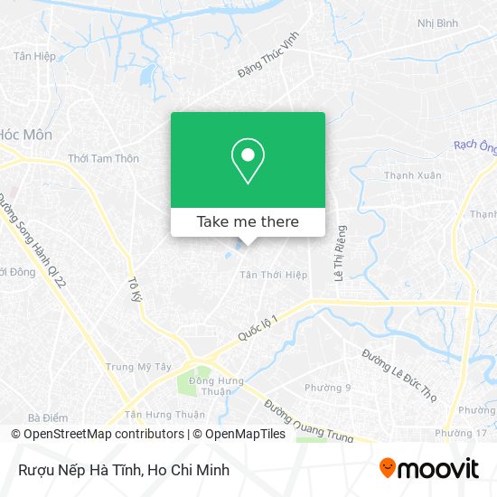 Rượu Nếp Hà Tĩnh map