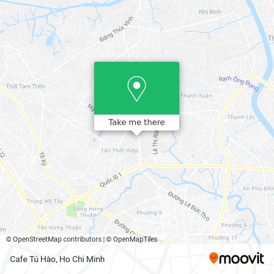 Cafe Tú Hào map