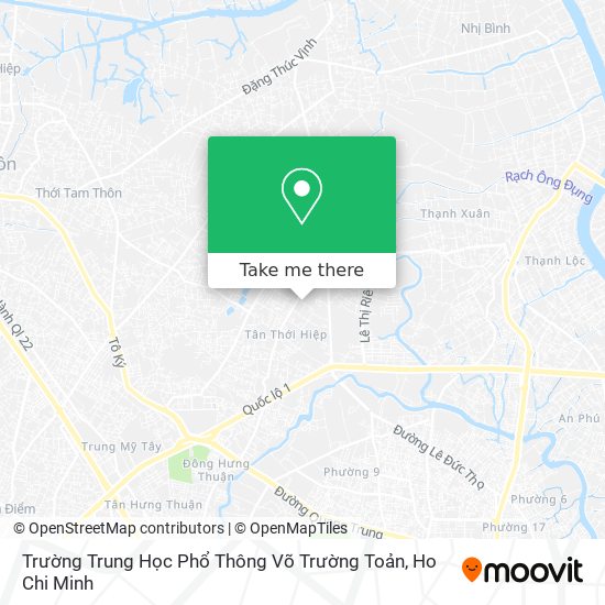 Trường Trung Học Phổ Thông Võ Trường Toản map