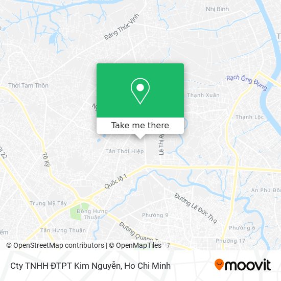 Cty TNHH ĐTPT Kim Nguyễn map