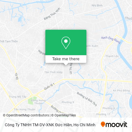 Công Ty TNHH TM-DV-XNK Đức Hiền map