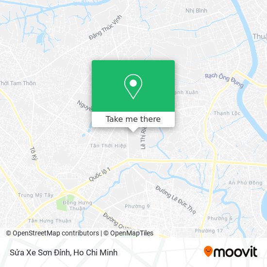 Sửa Xe Sơn Đỉnh map