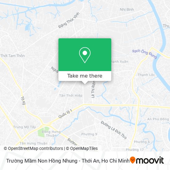 Trường Mầm Non Hồng Nhung - Thới An map