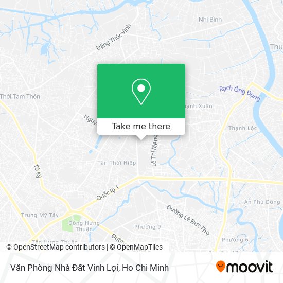 Văn Phòng Nhà Đất Vinh Lợi map
