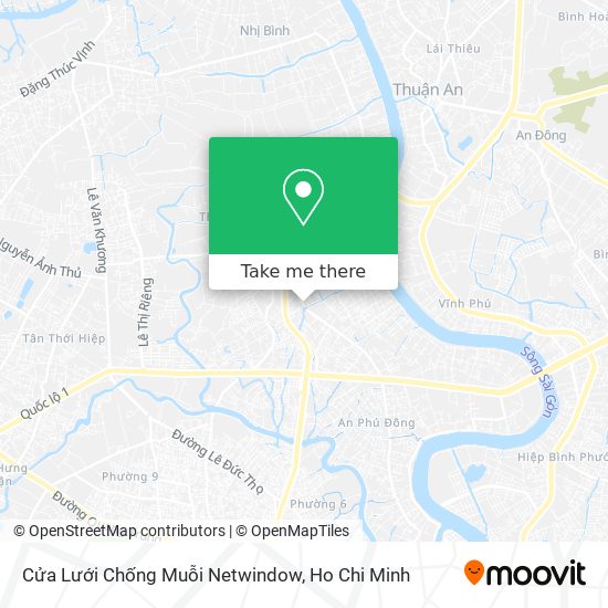 Cửa Lưới Chống Muỗi Netwindow map