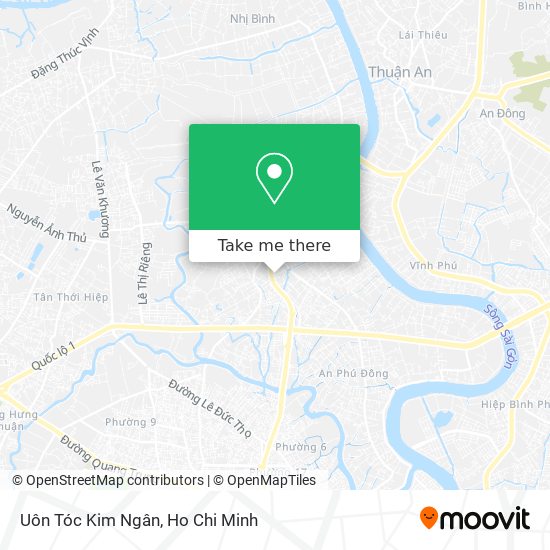 Uôn Tóc Kim Ngân map