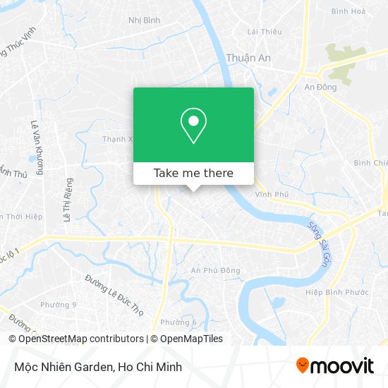 Mộc Nhiên Garden map