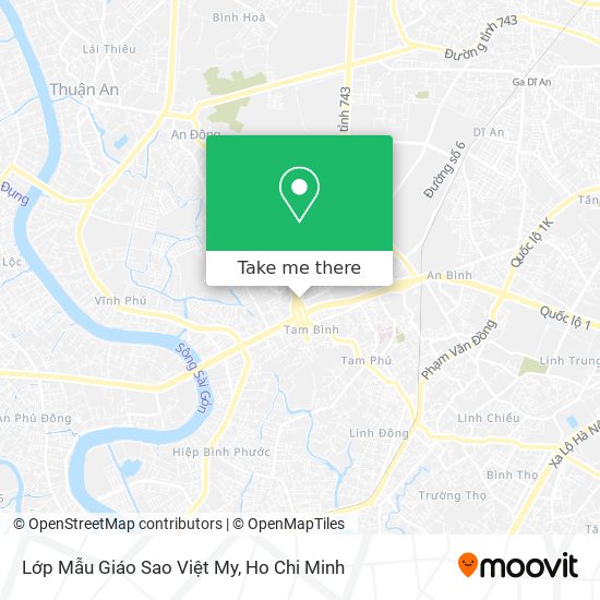 Lớp Mẫu Giáo Sao Việt My map